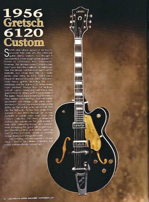 1956 Gretsch 6120 Chet Atkins Prototype 
