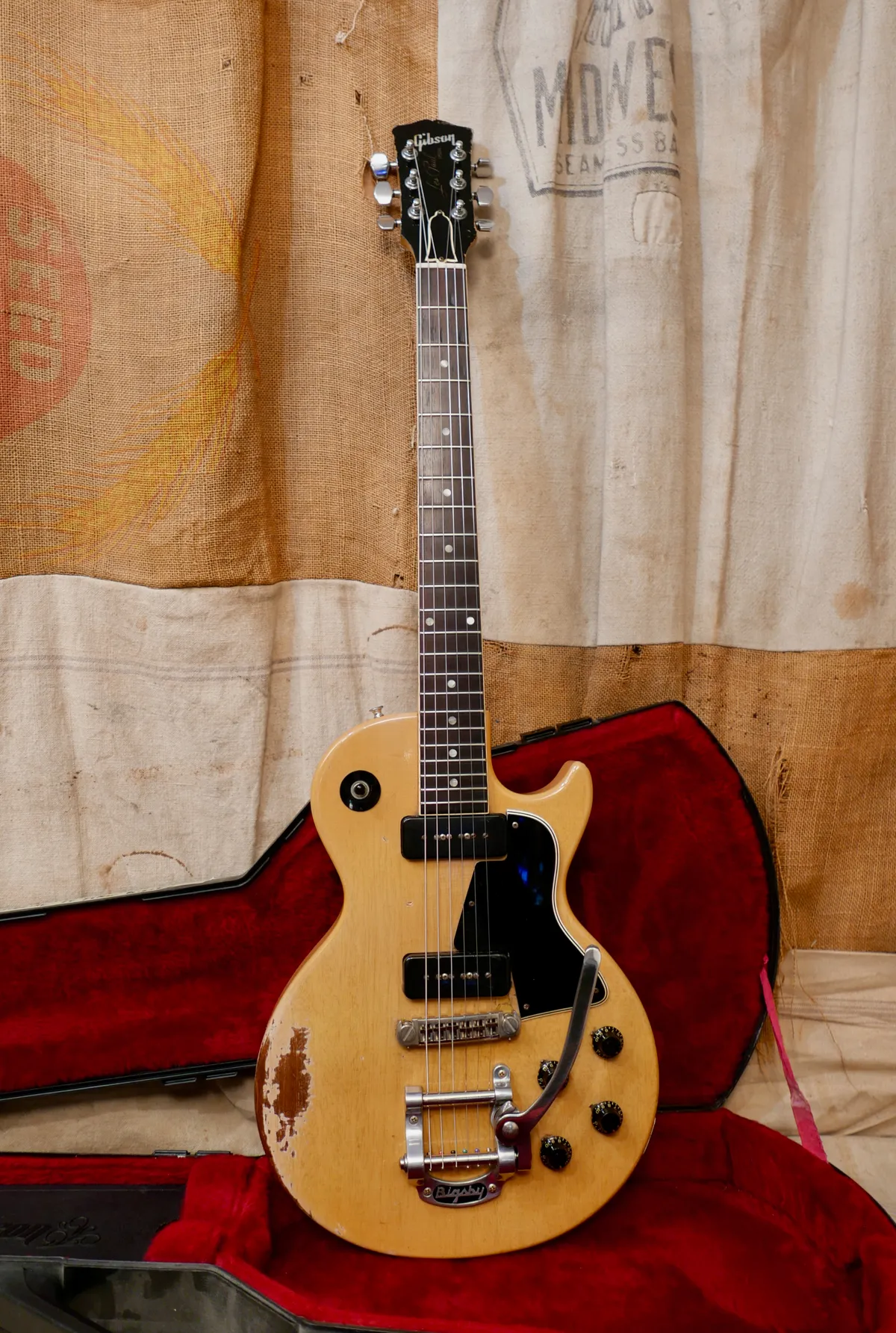 1957 Gibson Les Paul Special TV Yellow - Gbase