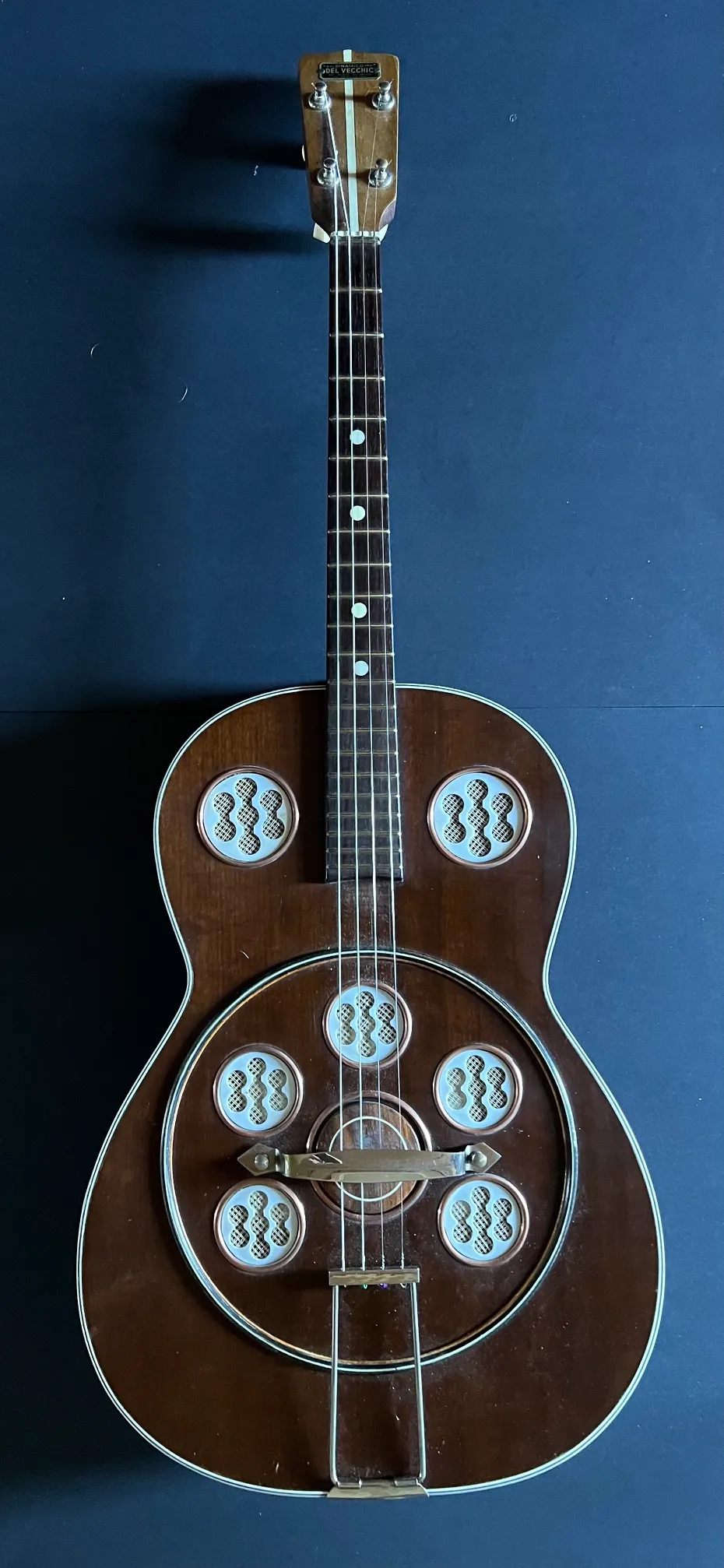 1960 Del Vecchio Dinamico Tenor Guitar natural - Gbase