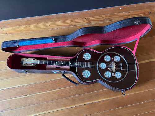 1960 Del Vecchio Dinamico Tenor Guitar natural - Gbase