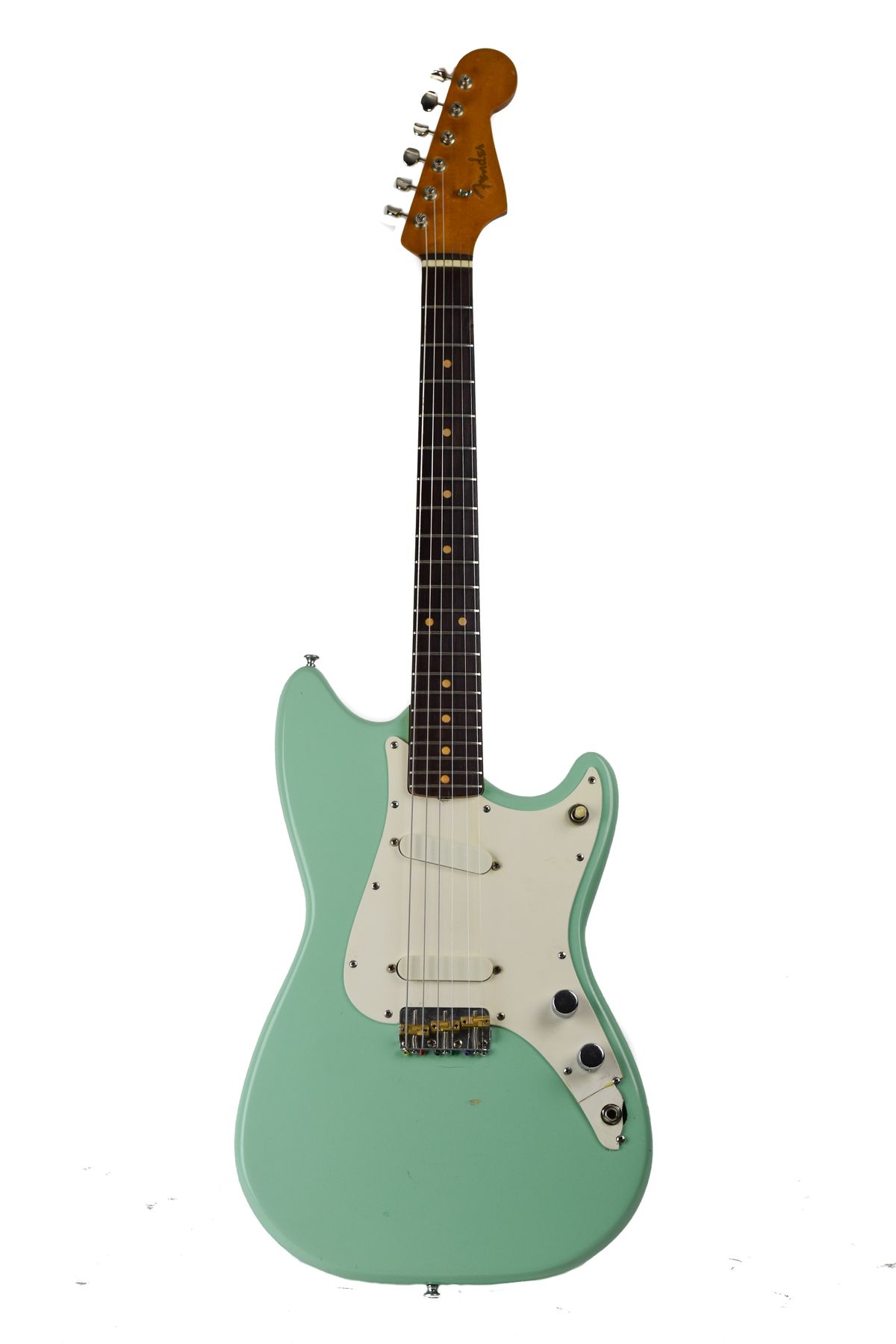 Fender DUO SONIC PF SURF GREEN リフィニッシュ Fender Limited Edition Duo-Sonic Electric Guitar with Pau Ferro