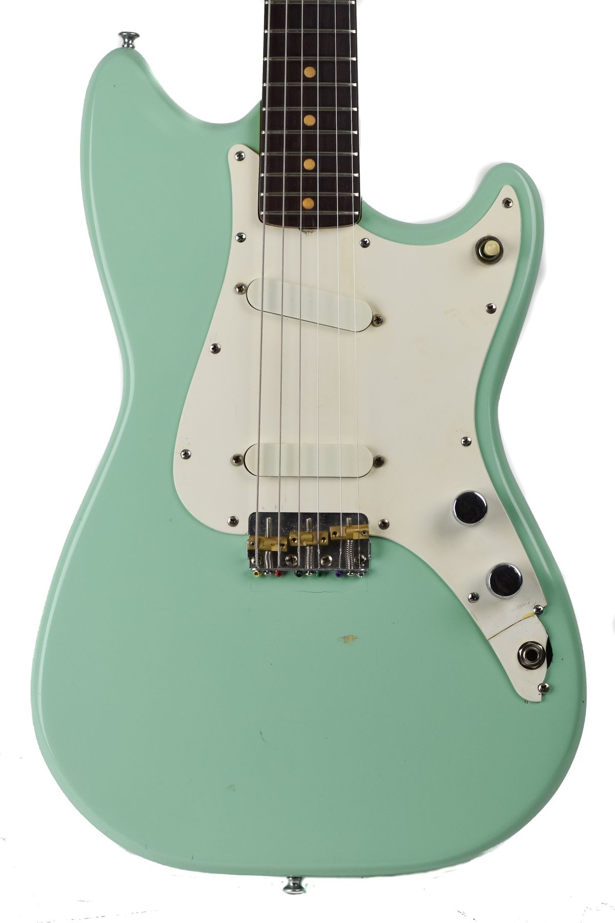1960 Fender Duo Sonic Surf Green > Guitars Electric Solid Body