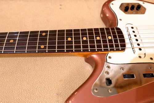 1962 Fender Jaguar Burgundy Mist Metallic - Gbase