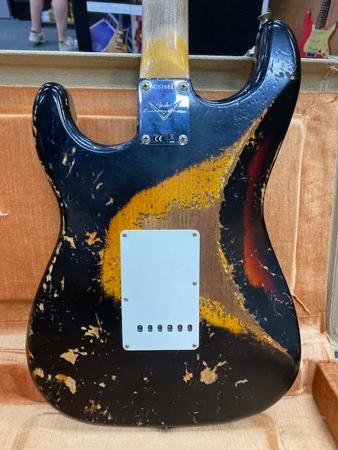 1963 Fender Custom Shop (2024 Reissue) Faded black over Sunburst