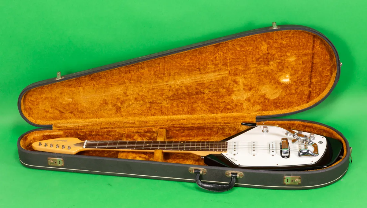 1964 Vox Phantom Guitar Black - Gbase