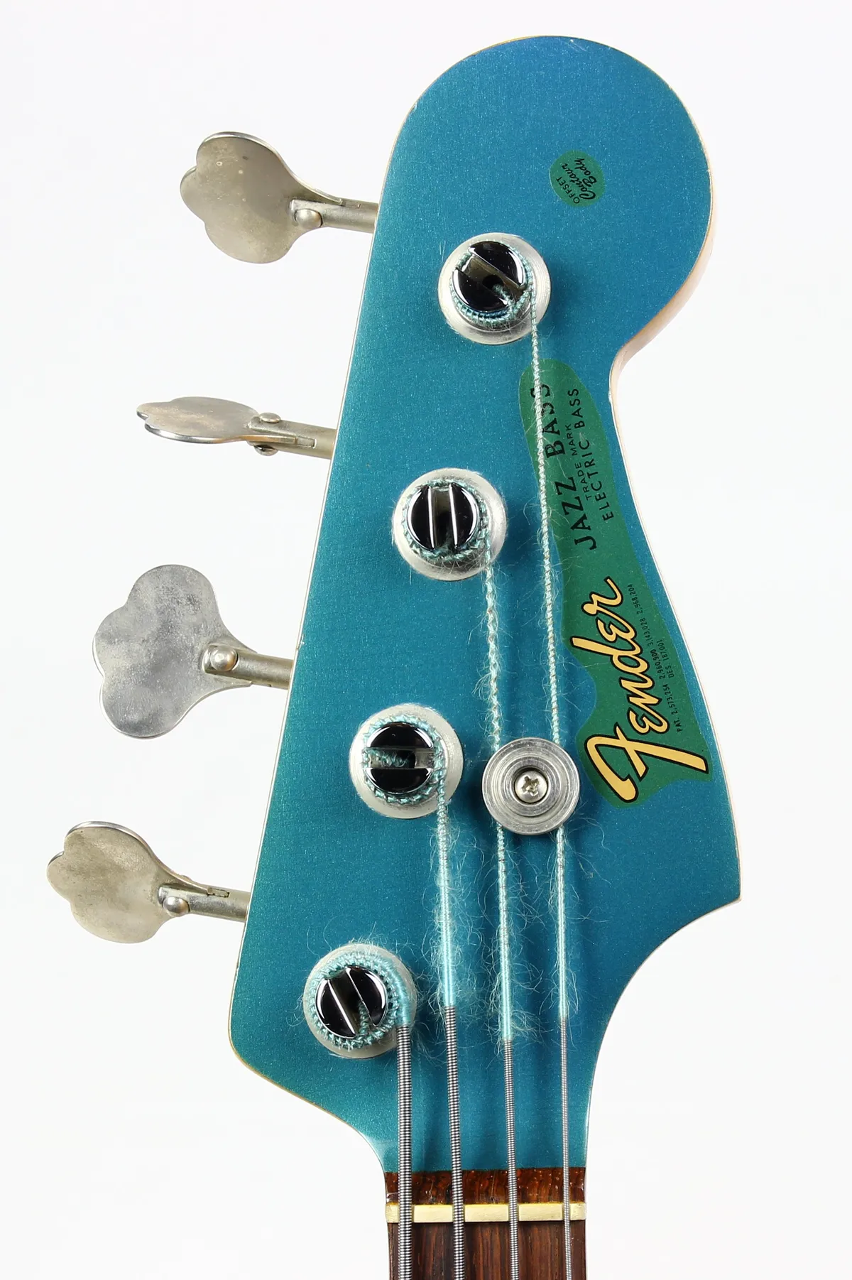 1965 Fender Jazz Bass Custom Color LAKE PLACID BLUE w Original