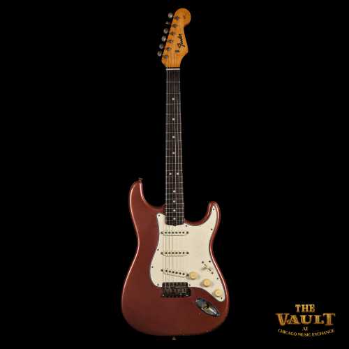 Fender Stratocaster Burgundy Mist Joe Riggio Refin 1965 - Gbase