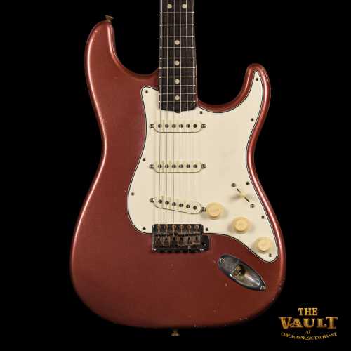 Fender Stratocaster Burgundy Mist Joe Riggio Refin 1965 - Gbase