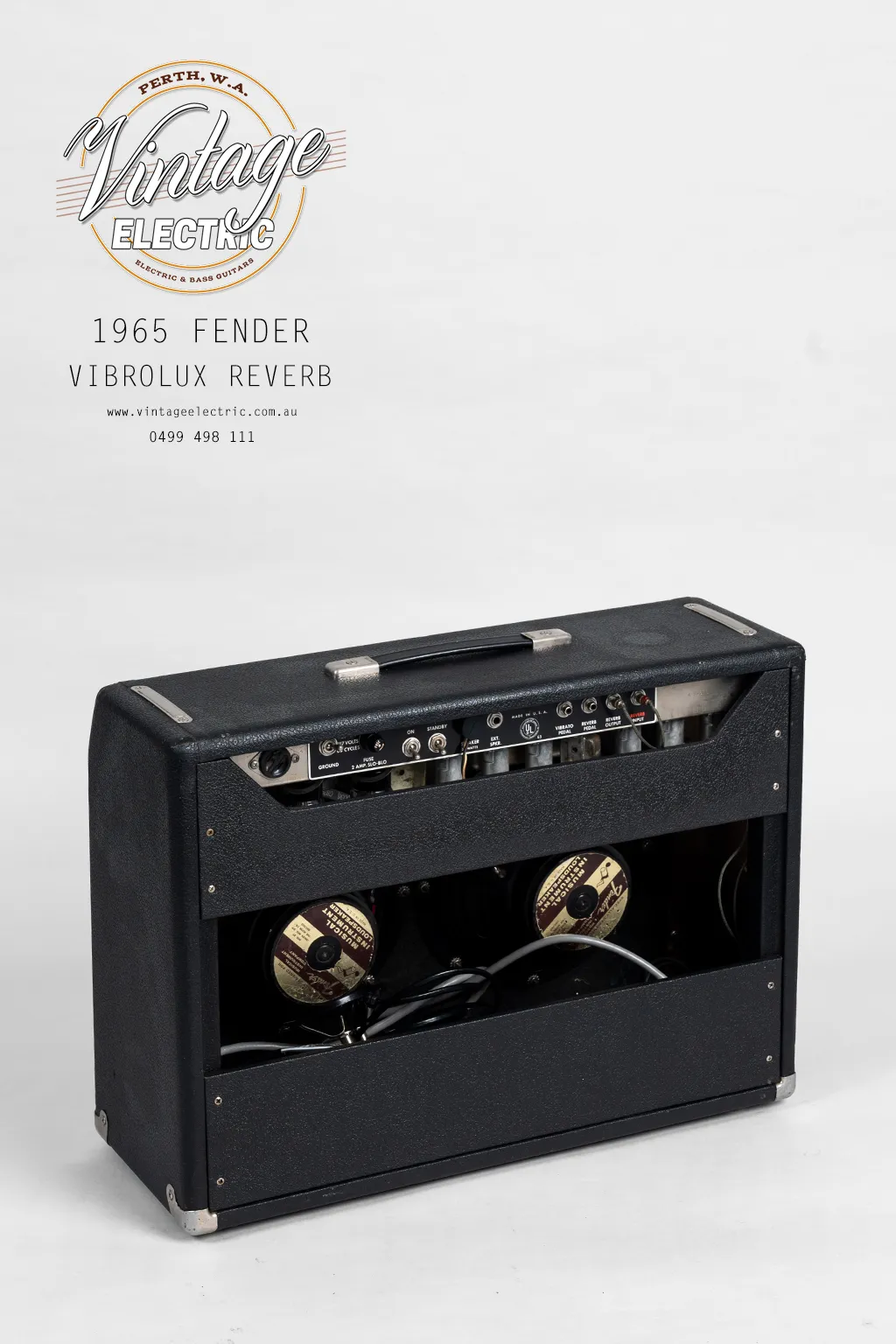 1965 Fender Vibrolux Reverb Blackface - Gbase