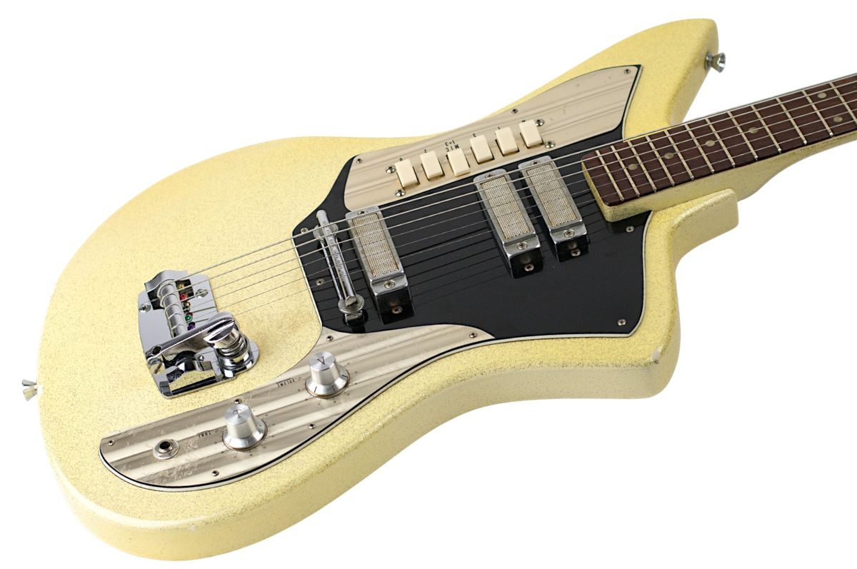 1965 Inter-Mark Cipher Valor Cream Sparkle > Guitars Electric