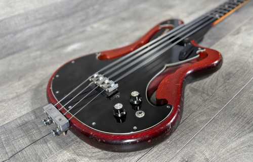 1966 Ampeg AEB-1/AUB-1 Red Sunburst > Guitars Bass | SS Vintage