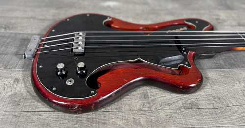 1966 Ampeg AEB-1/AUB-1 Red Sunburst - 1 Off Special Order - Gbase