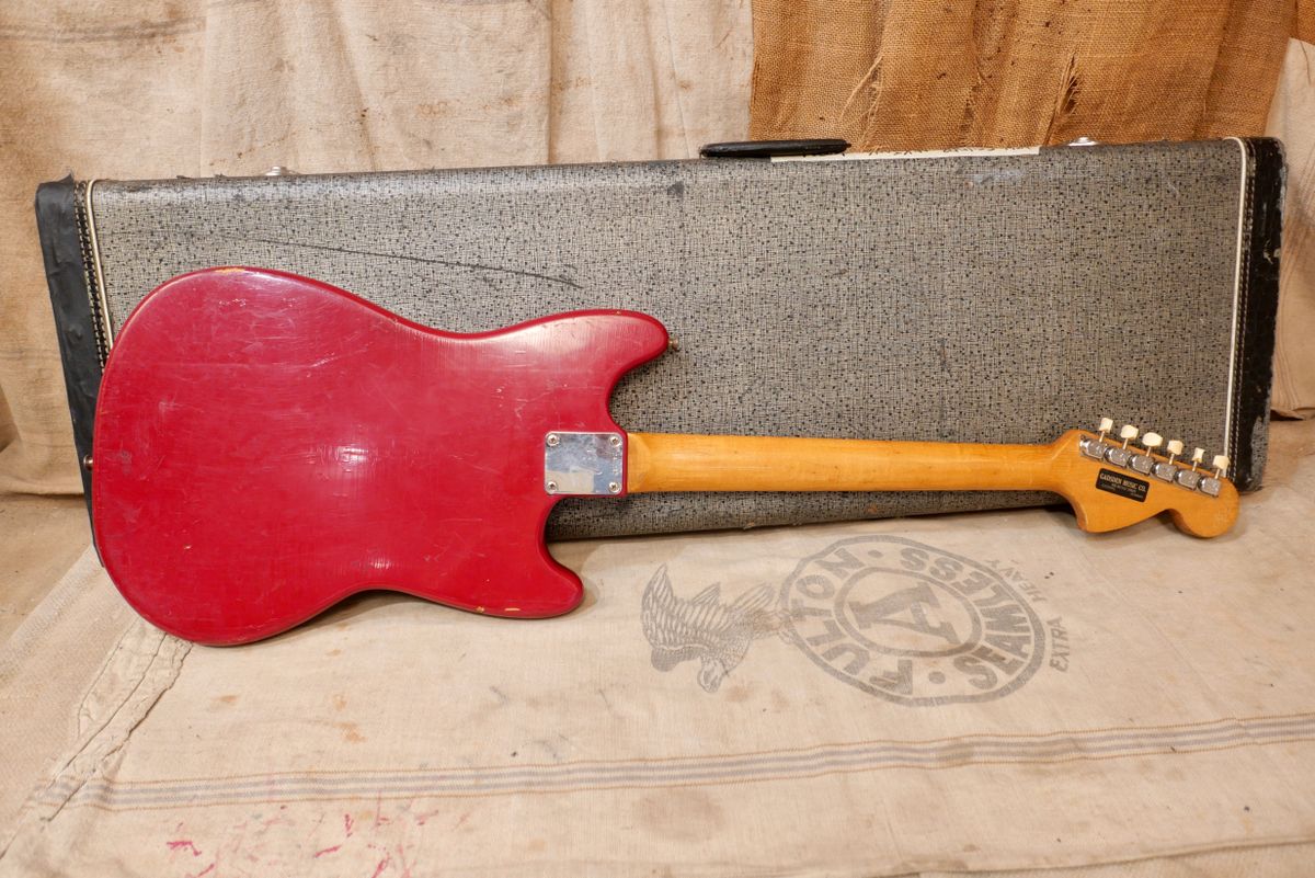 1966 Fender Mustang Lefty Red - Gbase