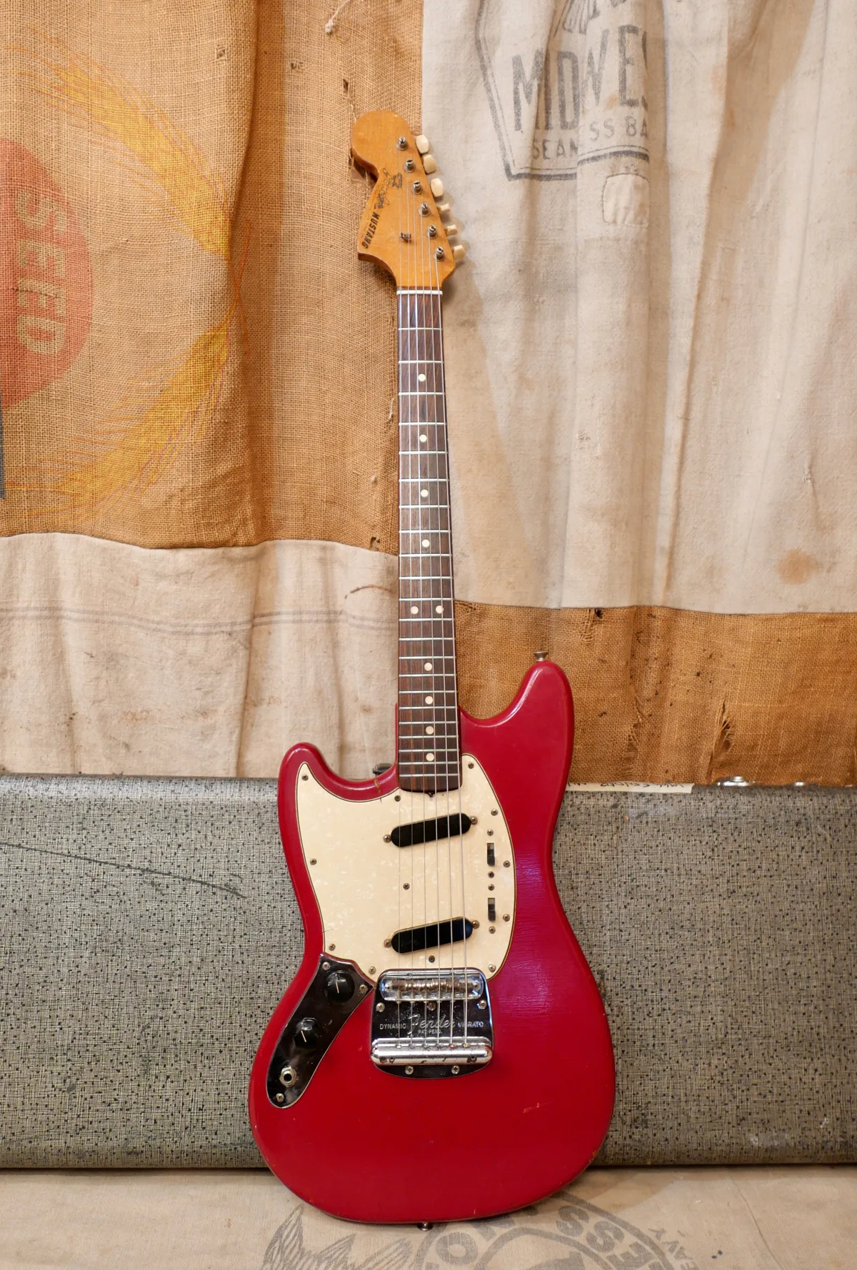 1966 Fender Mustang Lefty Red - Gbase