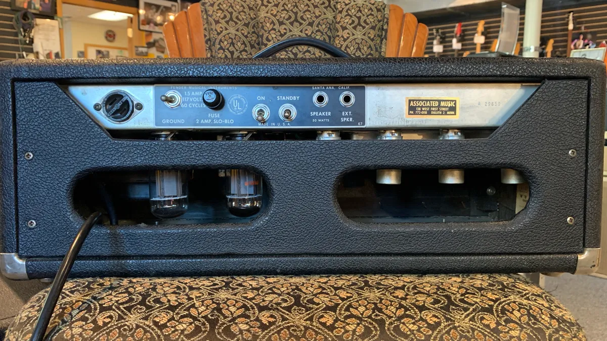 Fender Bassman 真空管アンプ Fender 1967 Bassman amp, vintage | Mass Street Music