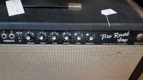 1967 Fender Pro Reverb black face > Amps & Preamps | Coleman Music