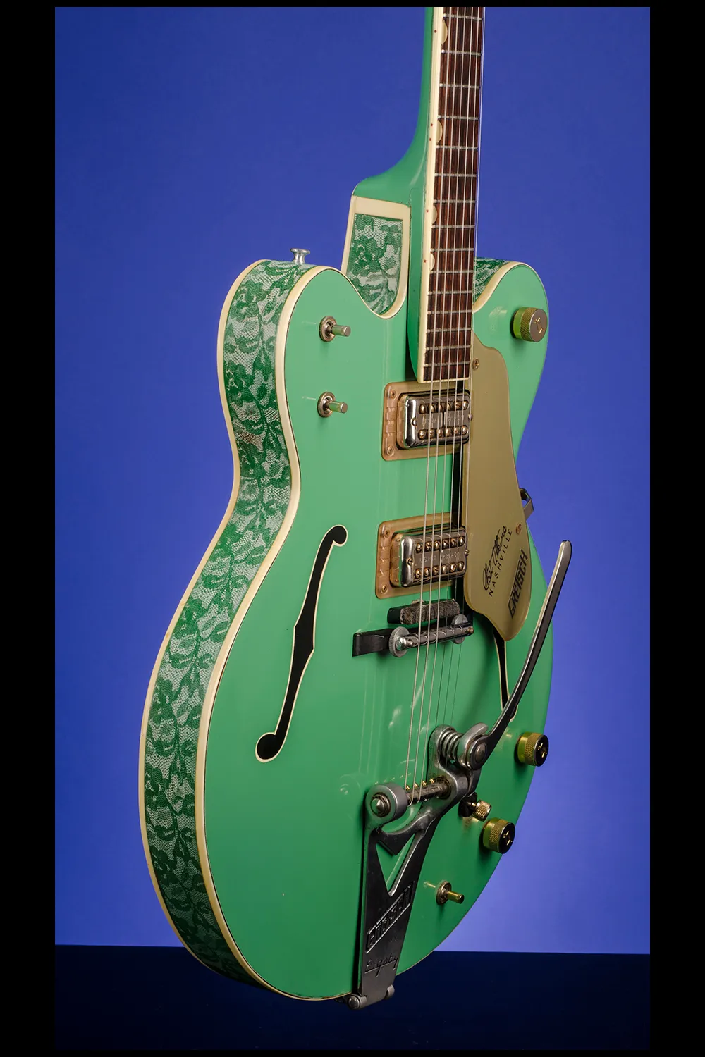 1967 Gretsch 6120 Chet Atkins Nashville Hollow Body Sea Foam Green
