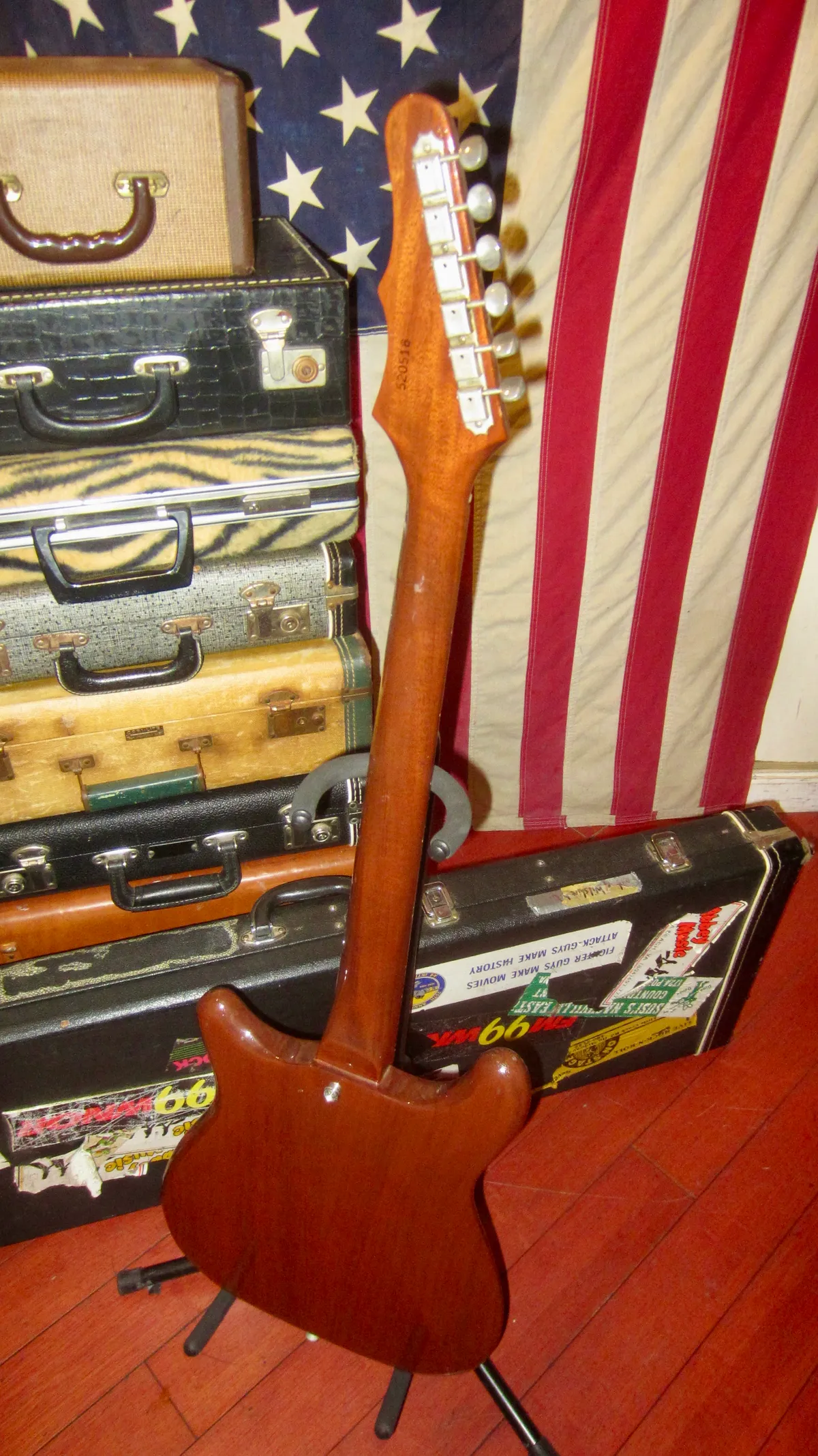 1968 Epiphone Wilshire Natural Previously Owned by Sun Volt - Gbase