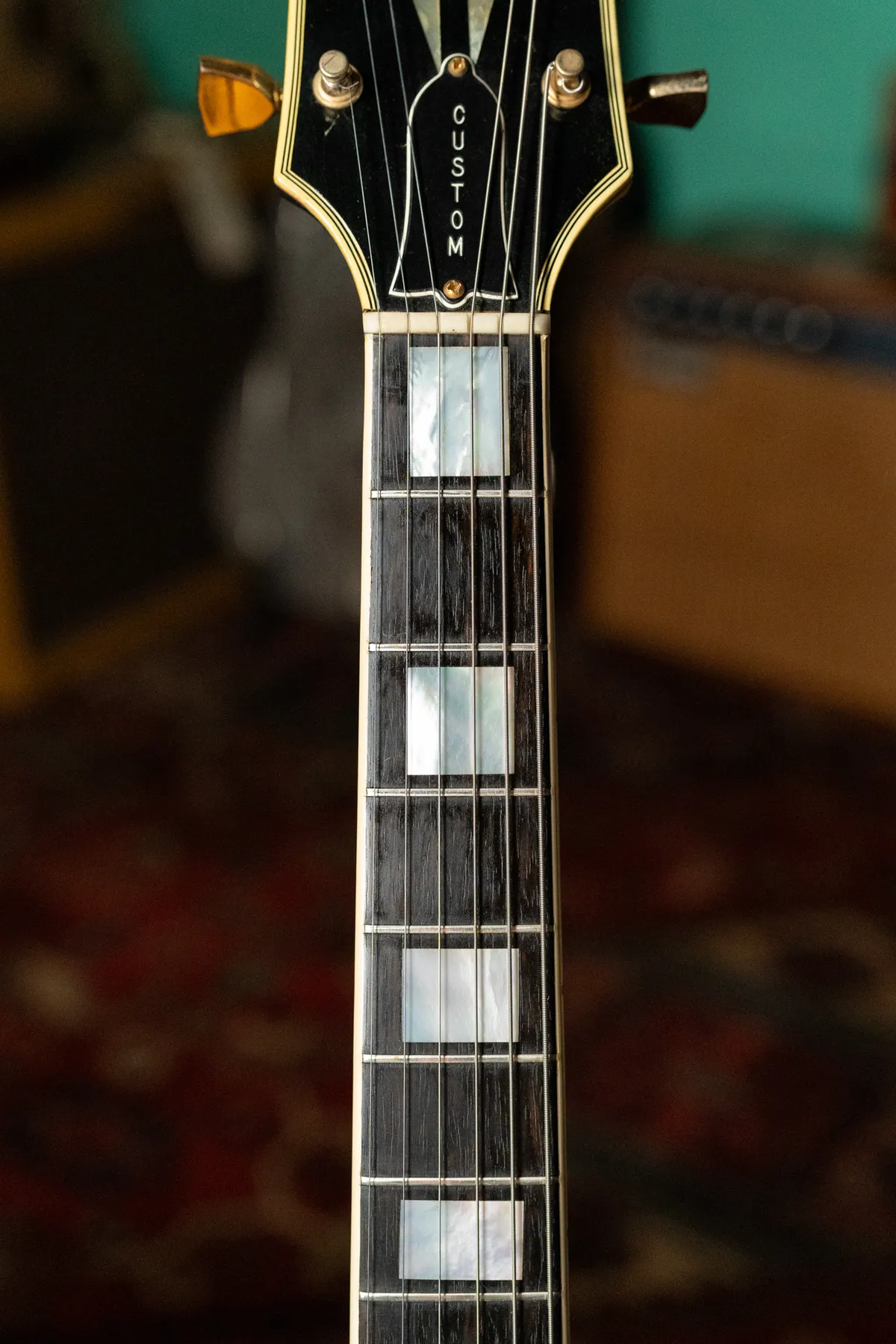 1968 Gibson SG Custom Pelham Blue Factory Bigsby Left-Handed 1 of