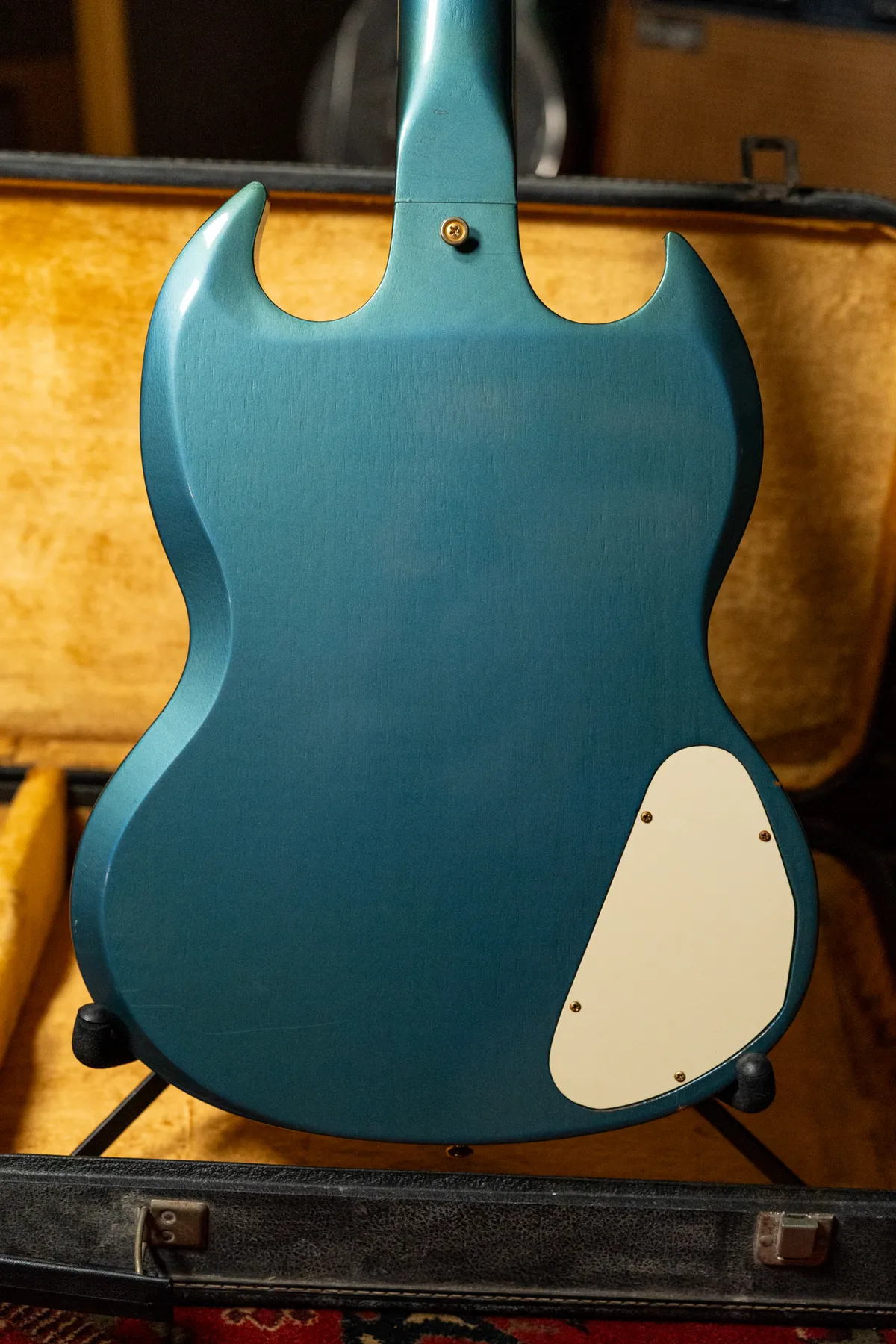 1968 Gibson SG Custom Pelham Blue Factory Bigsby Left-Handed 1 of