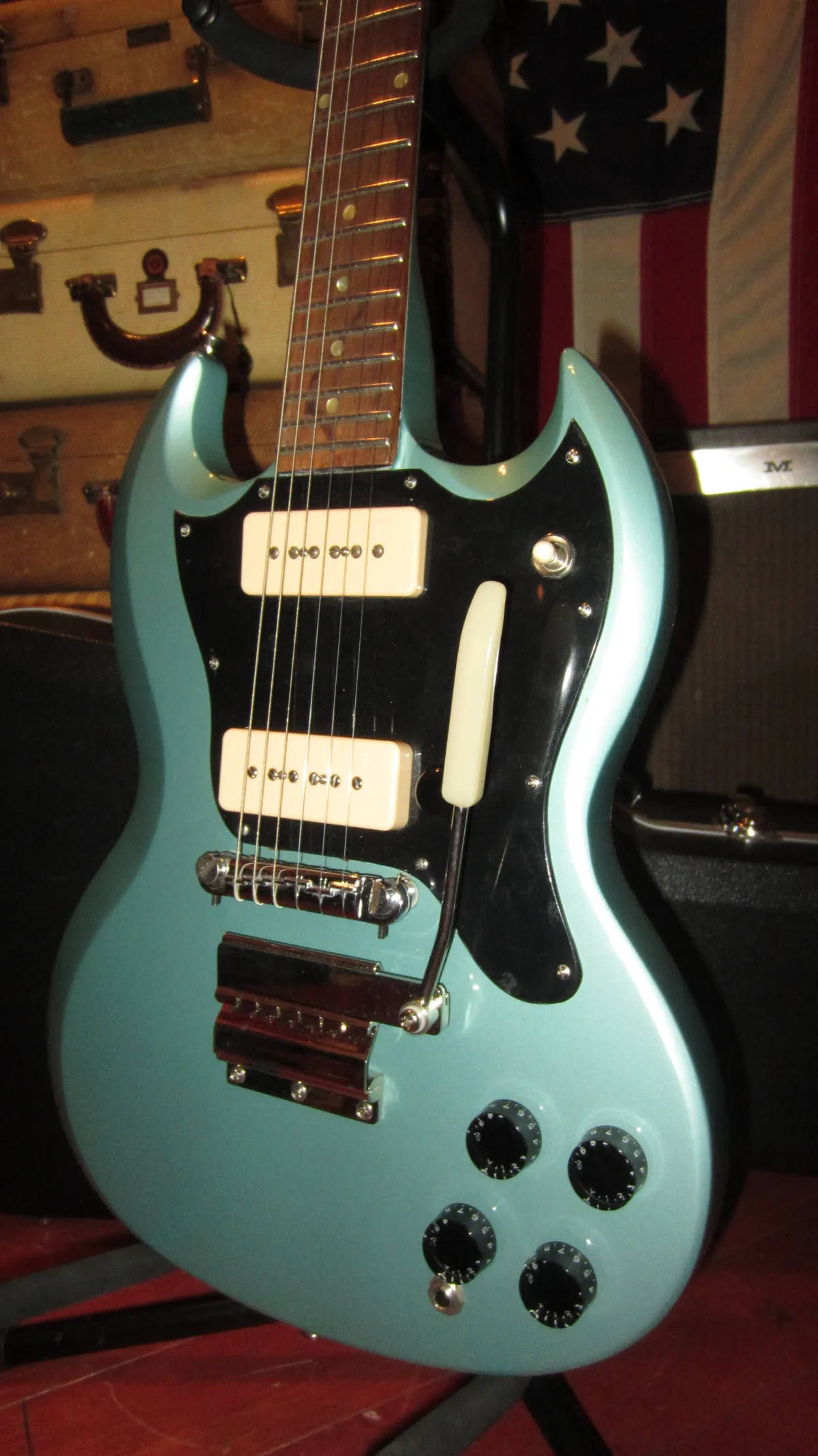 1969 Gibson Melody Maker SG Pelham Blue > Guitars Electric
