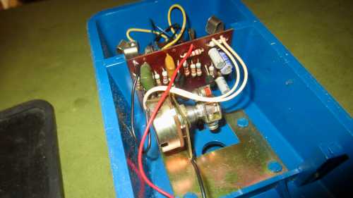 1969 Kay Tremolo Pedal Blue - Gbase