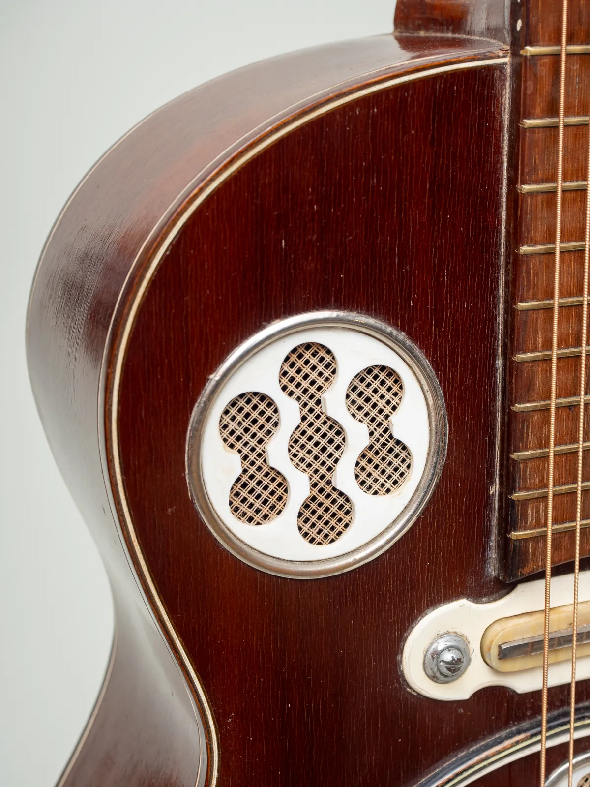 1960s Del Vecchio Dinamico Mahogany Electric Resonator - Gbase