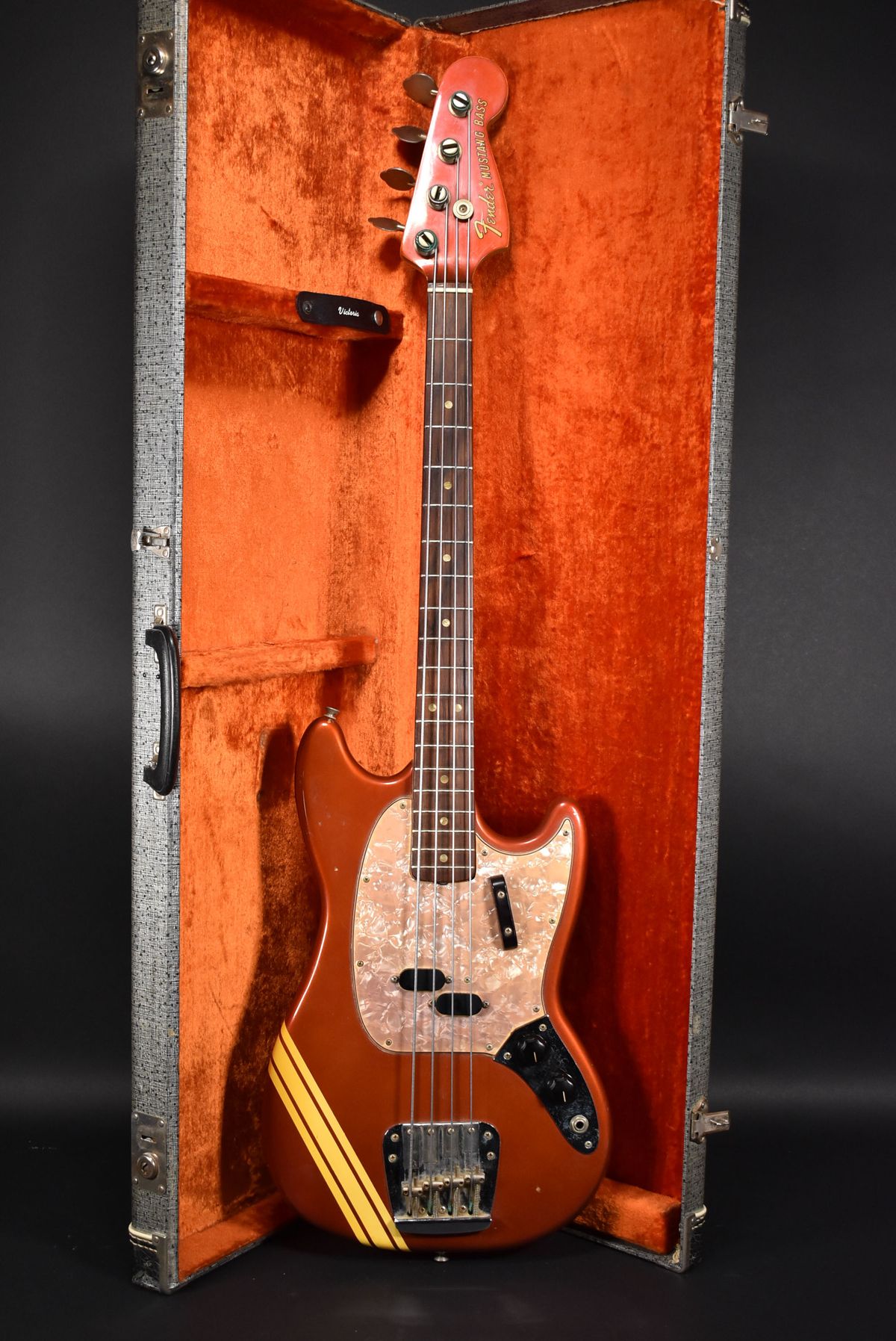 1970 Fender Mustang Bass Competition Red - Gbase