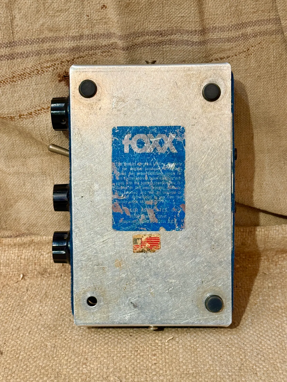 foxx tone machine クローン　ハンドメイド　オクターブファズ Foxx Tone Machine Reissue | Reverb