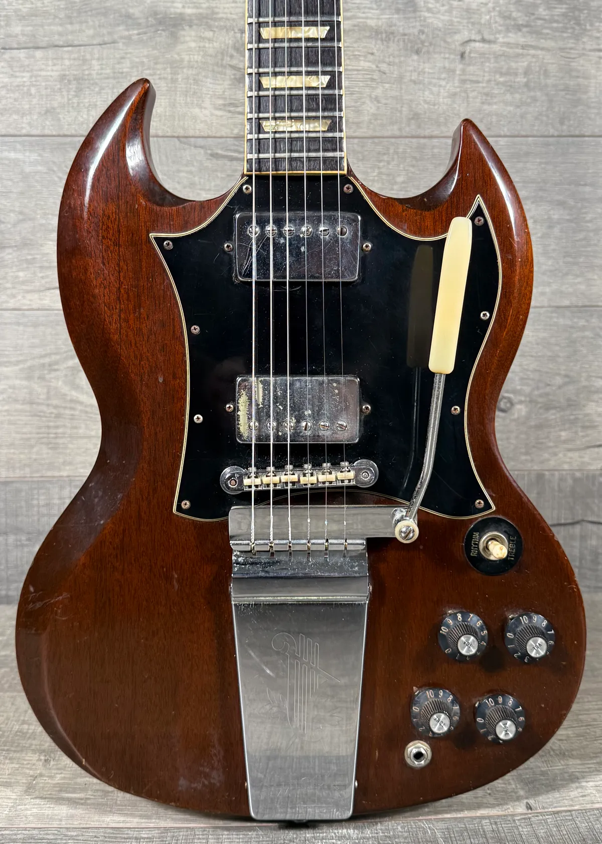 1970 Gibson SG Standard with Maestro Vibrola Cherry - Gbase