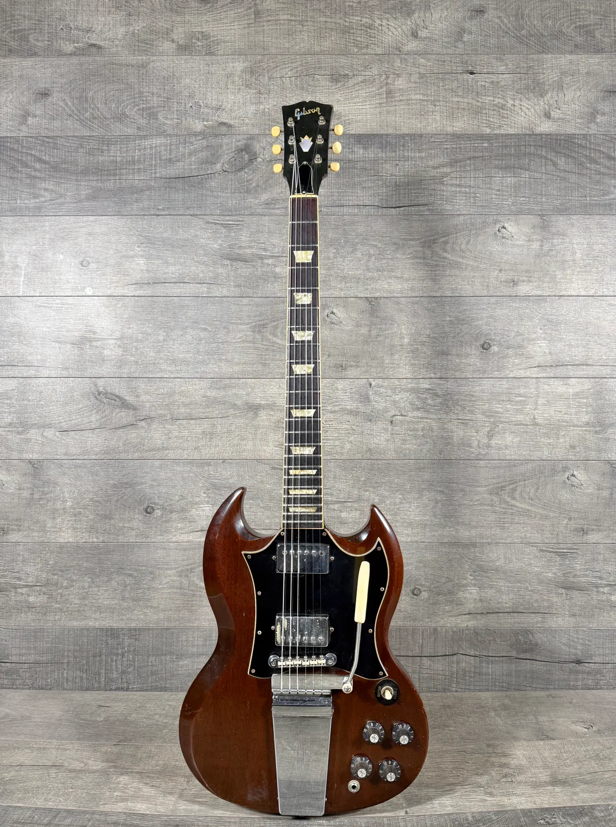 1970 Gibson SG Standard with Maestro Vibrola Cherry - Gbase