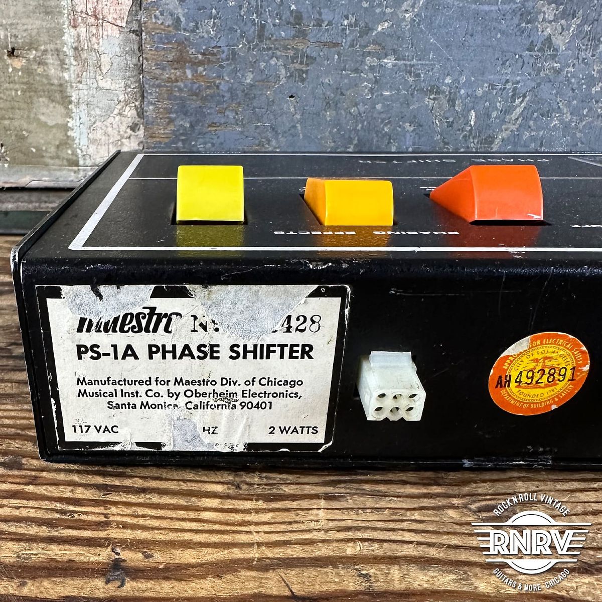 1970 Maestro Phase Shifter PS-1A Black > Effects | Rock n Roll