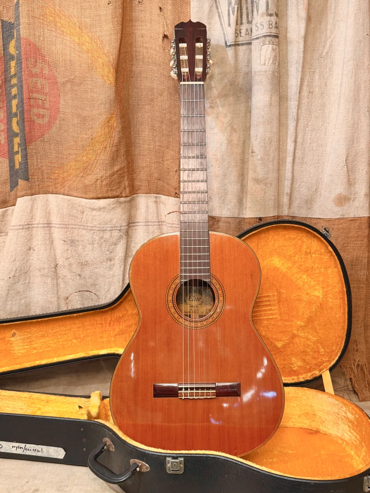 1976 Takamine G-250 Elite Nylon String Classical Acoustic Guitar