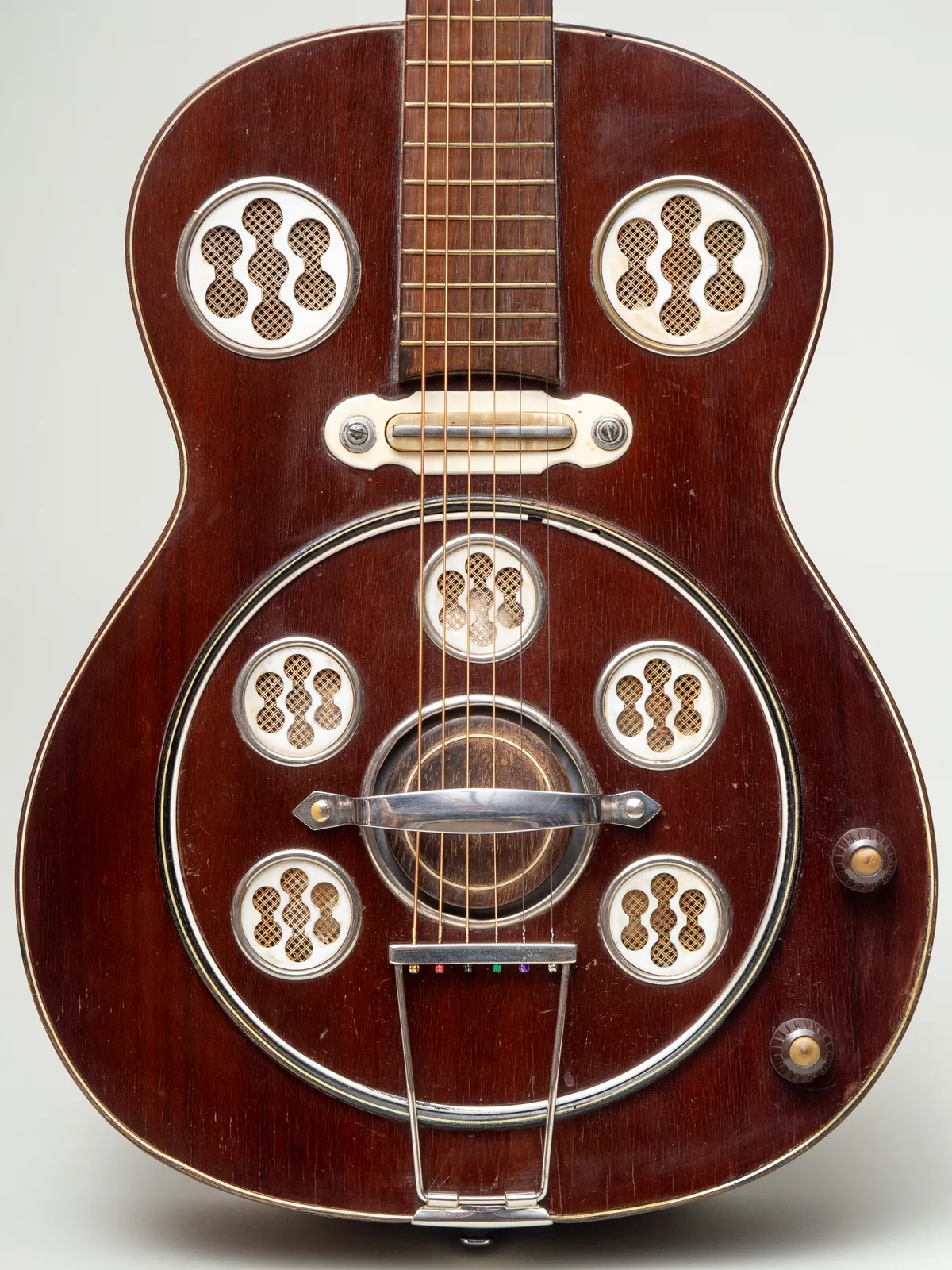 1960s Del Vecchio Dinamico Mahogany Electric Resonator - Gbase