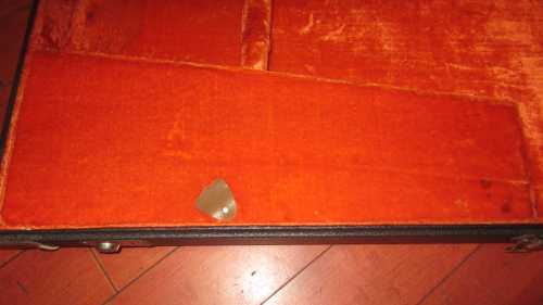 1971 Fender Jazz Bass / P-Bass Case Black w/ Orange Interior - Gbase