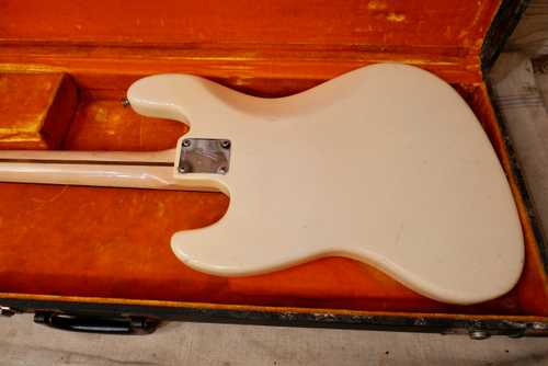 1972 Fender Jazz Bass Olympic White - Gbase