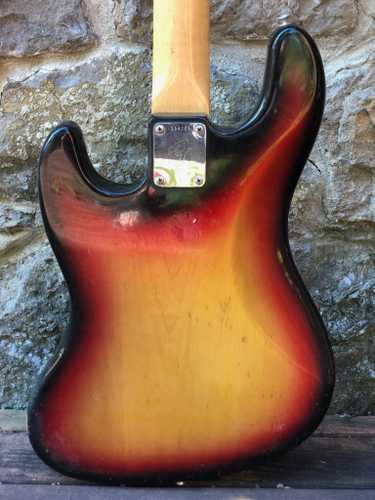1972 Fender Jazz Bass Sunburst - Gbase