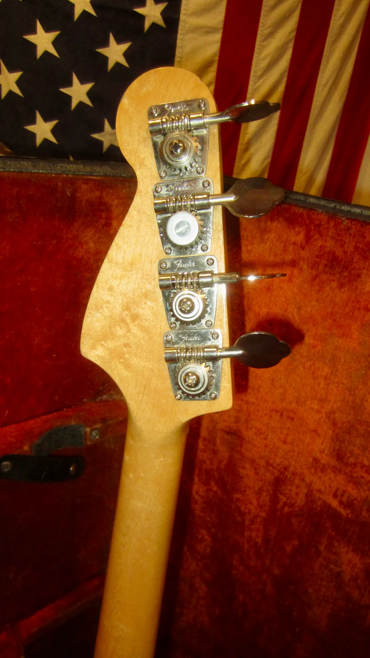 1973 Fender Mustang Bass Competition Red w/ Original Hardshell