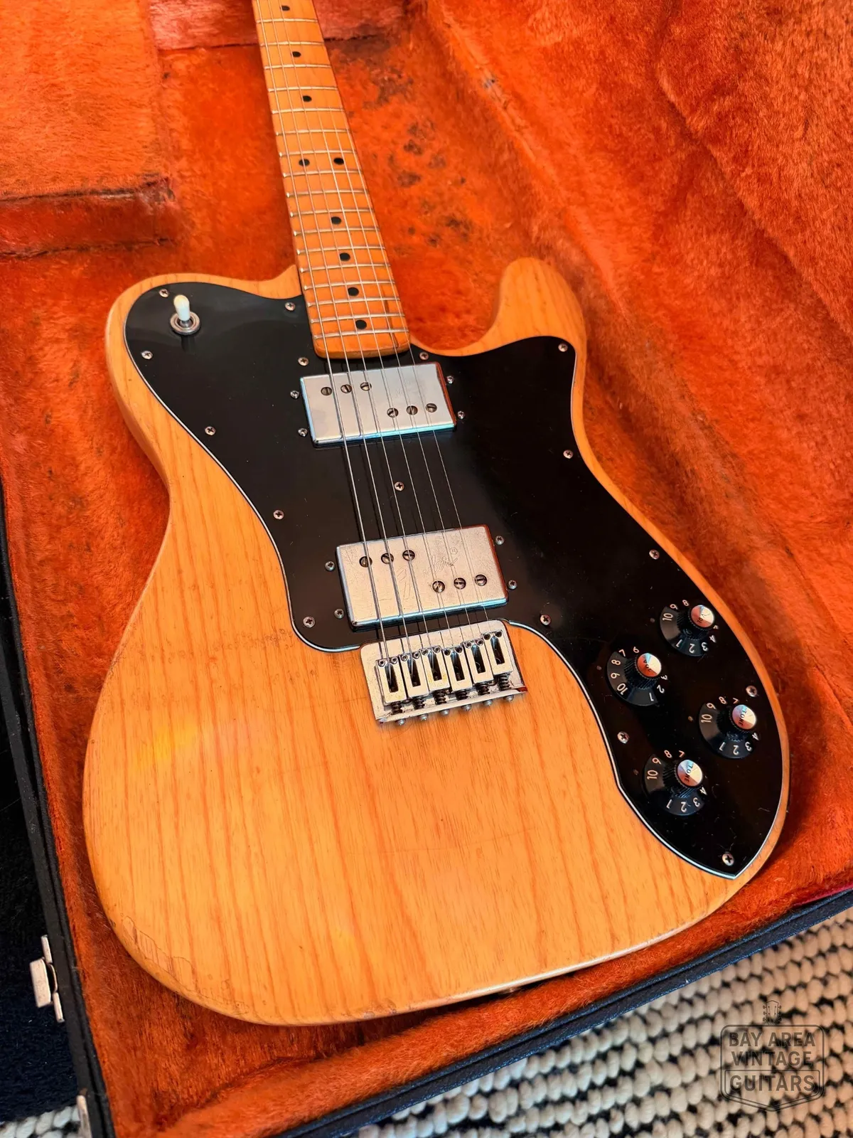 1973 Fender Telecaster Deluxe Guitar Natural - Gbase