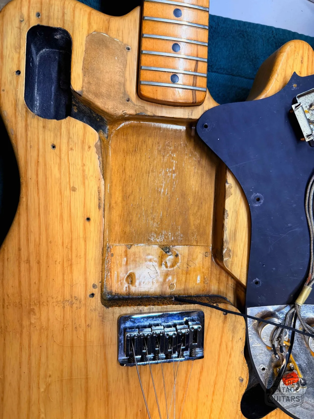 1973 Fender Telecaster Deluxe Guitar Natural - Gbase
