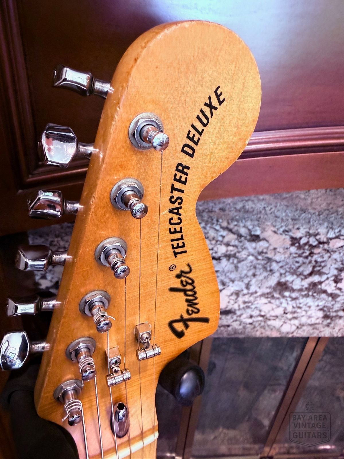 1973 Fender Telecaster Deluxe Guitar Natural - Gbase
