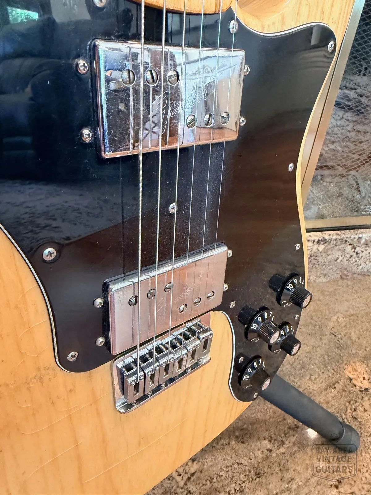 1973 Fender Telecaster Deluxe Guitar Natural - Gbase