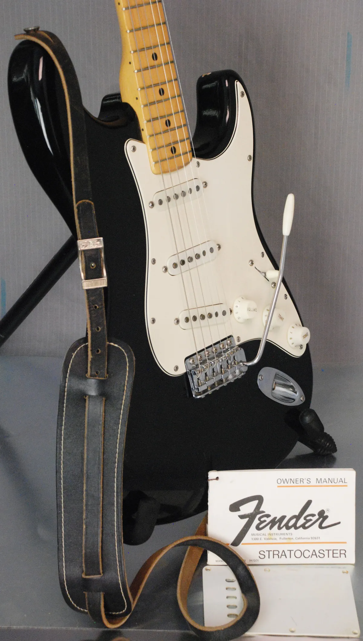 1974 Fender Stratocaster Black maple neck OHC - Gbase