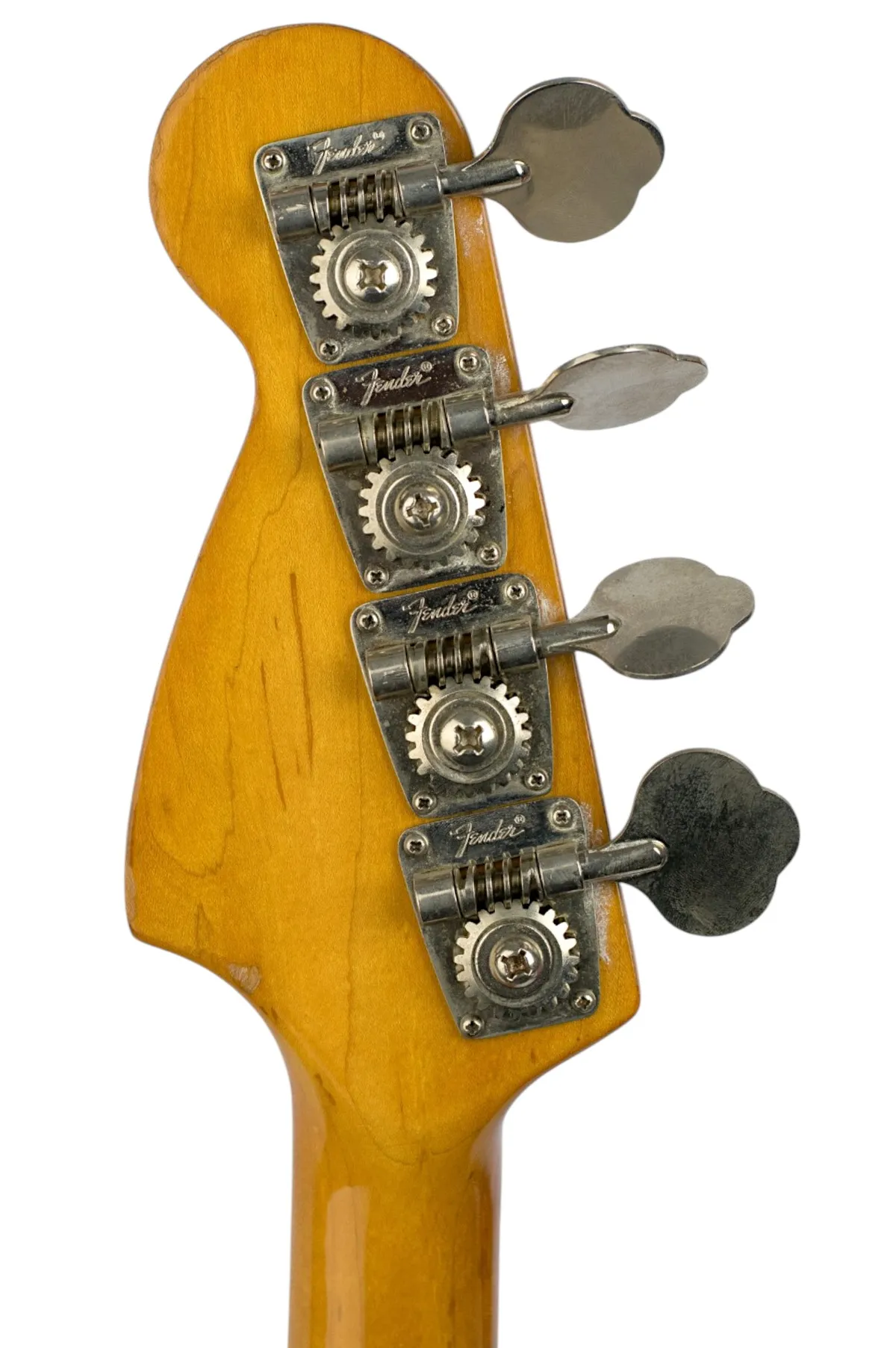 1976 Fender Mustang Naturally Aged Olympic White - Gbase