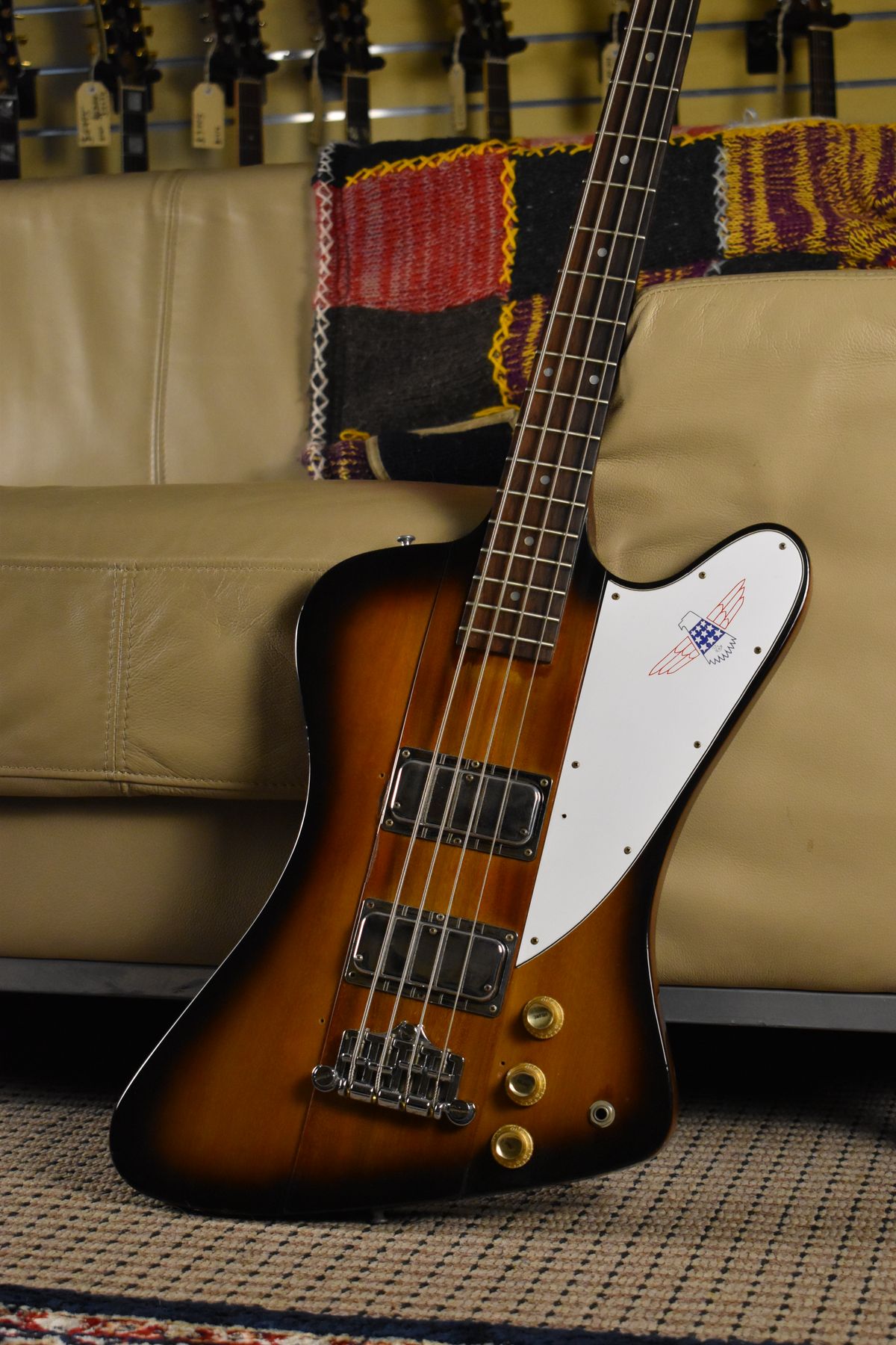 1976 Gibson Bicentennial Thunderbird Bass Sunburst - Gbase