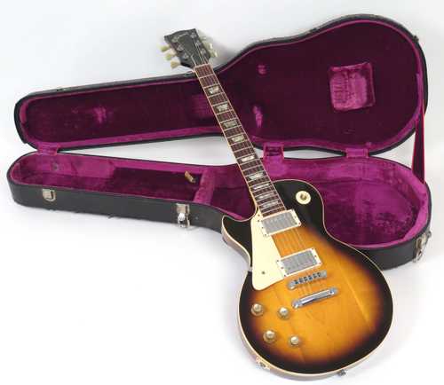 1976 Gibson Les Paul Deluxe with Factory Humbuckers Sunburst - Gbase