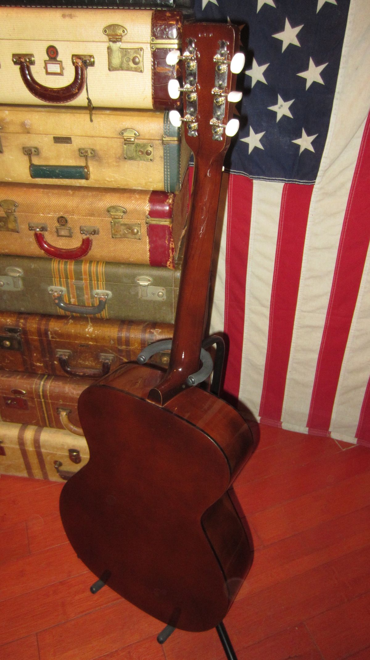 1976 Yamaha FG-110 Red Label Nippon Gakki Acoustic Natural