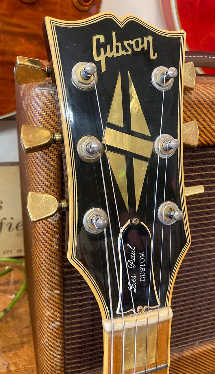 1977 GIBSON Les Paul Custom, Black - Gbase
