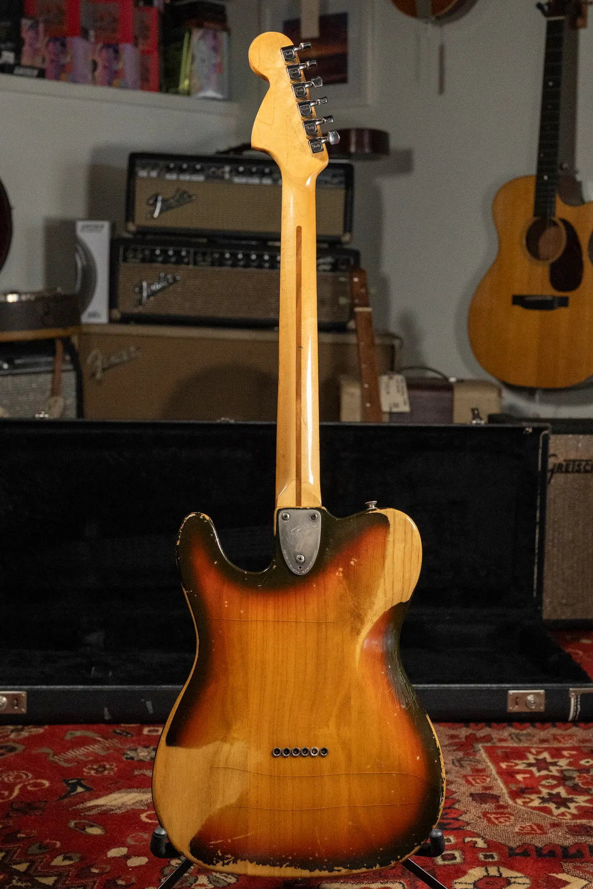1978 Fender Telecaster Deluxe Sunburst Finish w/HSC - Gbase