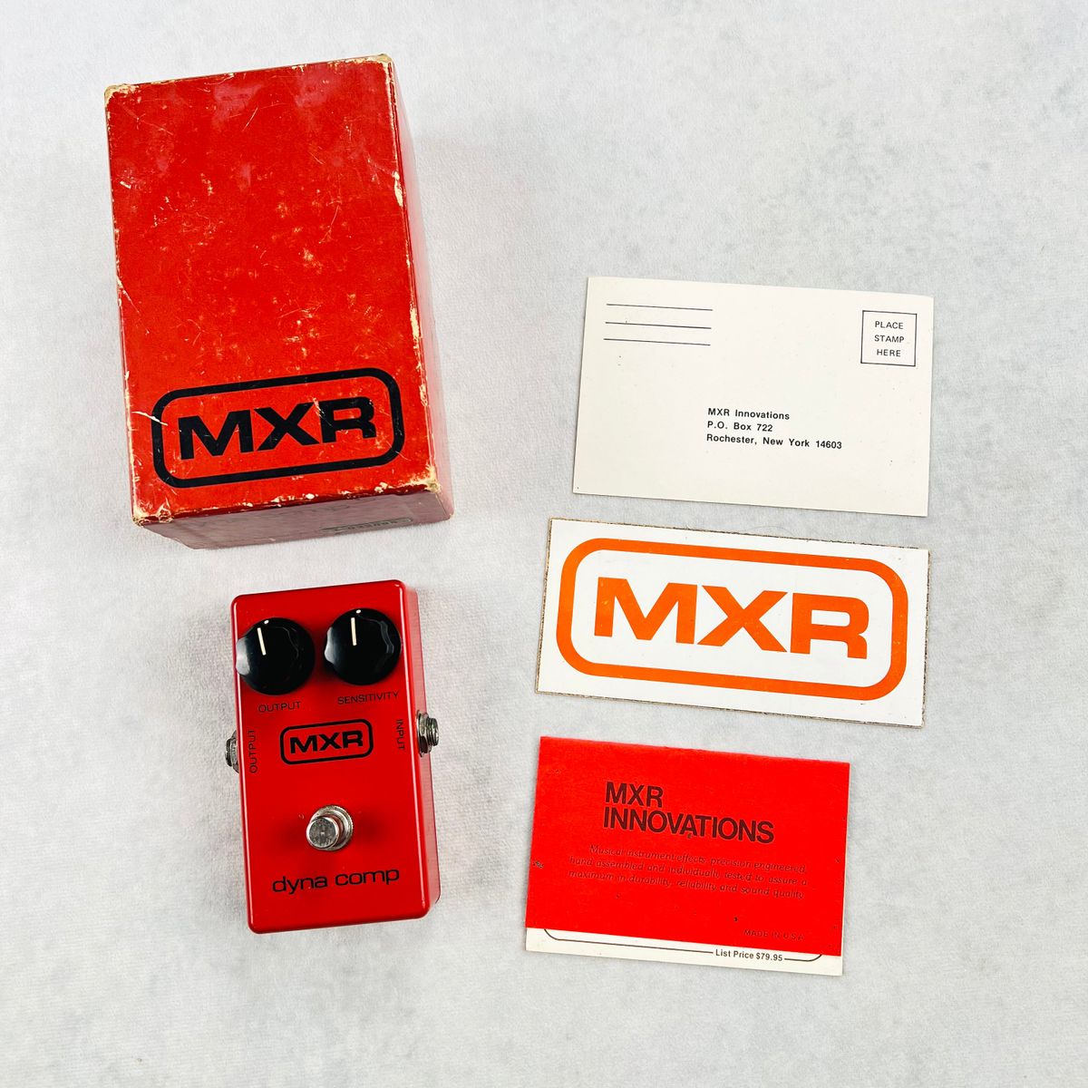 JIM DUNLOP買収前 1978年製MXR dynacomp 1978 MXR Red > Effects | Tone Wolf > Guitars Amps & More